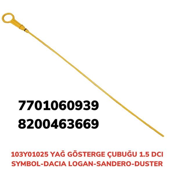 AFT YAĞ GÖSTERGE ÇUBUĞU CLIO-SYMBOL 10 DİZEL OEM: 103Y01025-7701060939 - AFT 103Y01025 kodlu oto yedek parça