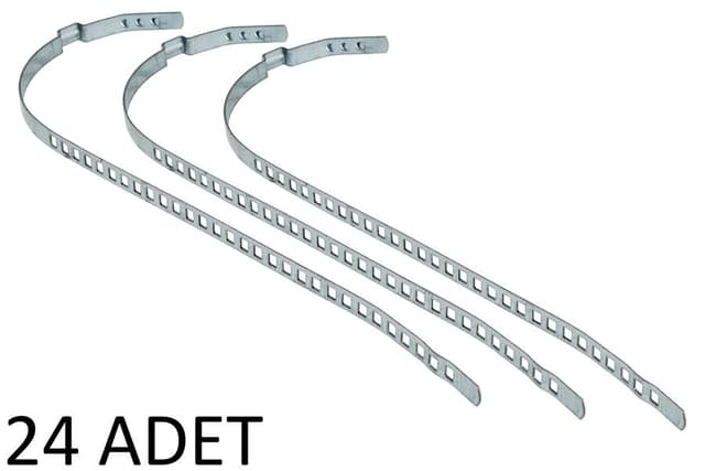 AFT AKS KÖRÜK KELEPÇESİ UNİVERSAL 7mm KISA PKT 24 LÜK PASLANMAZ GALVENİZLİ SAÇ - AFT AK799111 kodlu oto yedek parça