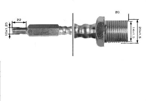AUTOTECH ÖN FREN HORTUMU KISA FIAT 50 NC 8590961 OEM: 8590961 - AUTOTECH TKN01 kodlu oto yedek parça