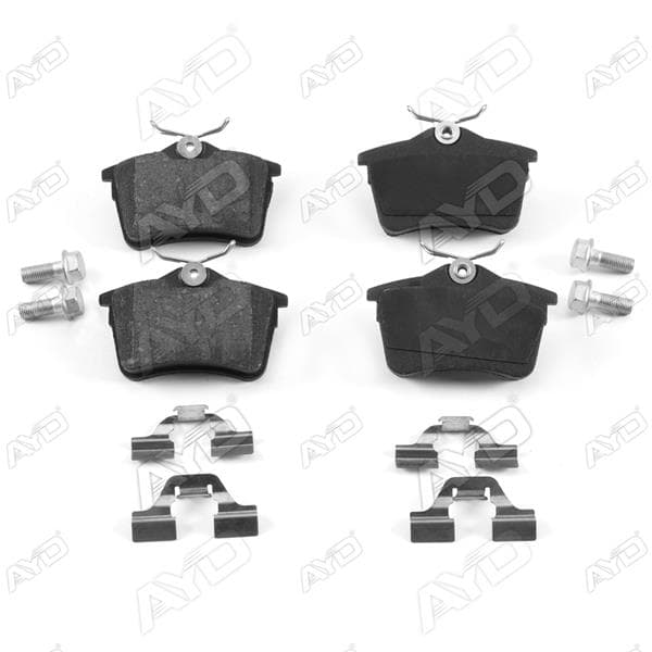 AYD ARKA FREN BALATASI P307 00 09 P308 07 14 PARTNER 08 PARTNER TEPEE 08 BERLINGO 08 C4 04 16 OEM: 1623180680-4254.14-4254.15-4254.29 - AYD 60072A kodlu oto yedek parça