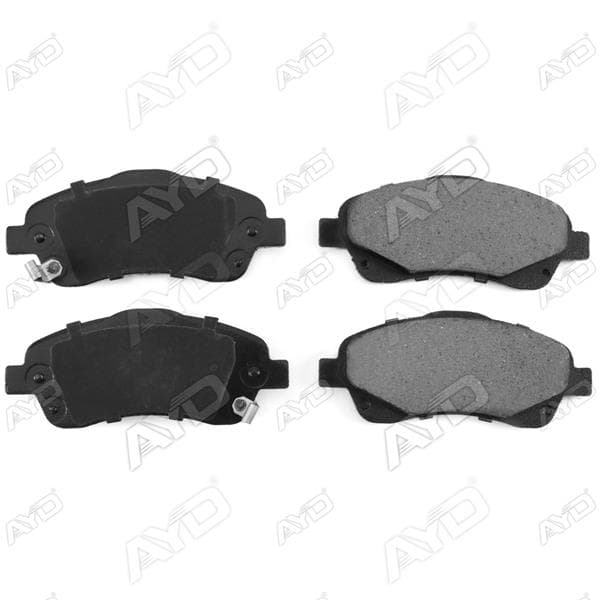 AYD ÖN FREN BALATA TOYOTA AVENSIS 2.0L 1AZ-FE 1AZFSE AZT250 03-08 / AVENSIS 1.6L 3ZZFE VVTi ZZT250 03-08 OEM: 0446505130-0446505131-0446505220 - AYD 60132A kodlu oto yedek parça