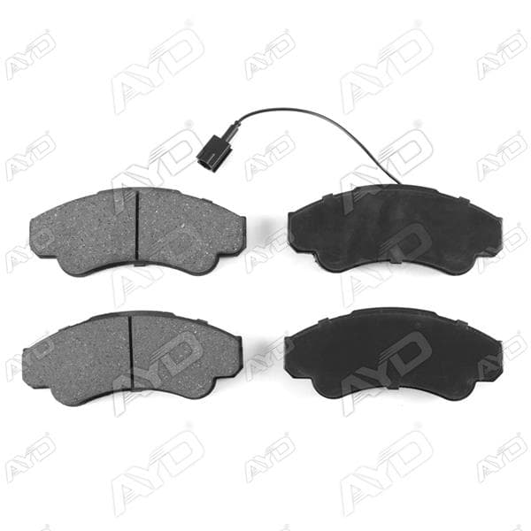 AYD ÖN FREN BALATASI FİŞLİ BOXER 02/06 JUMPER 02/06 DUCATO 02/06 B.Y TİP 1800 KG OEM: 4254.59-77362216-4252.44-4252.45 - AYD 60133A kodlu oto yedek parça