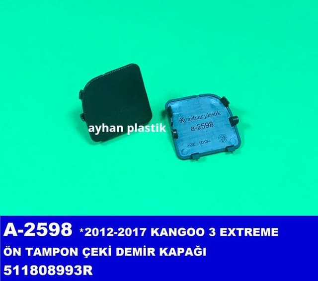 AYHAN ÖN TAMPON ÇEKİ DEMİR KAPAĞI KANGOO III 12-17 OEM: 511808993R - AYHAN A2598 kodlu oto yedek parça