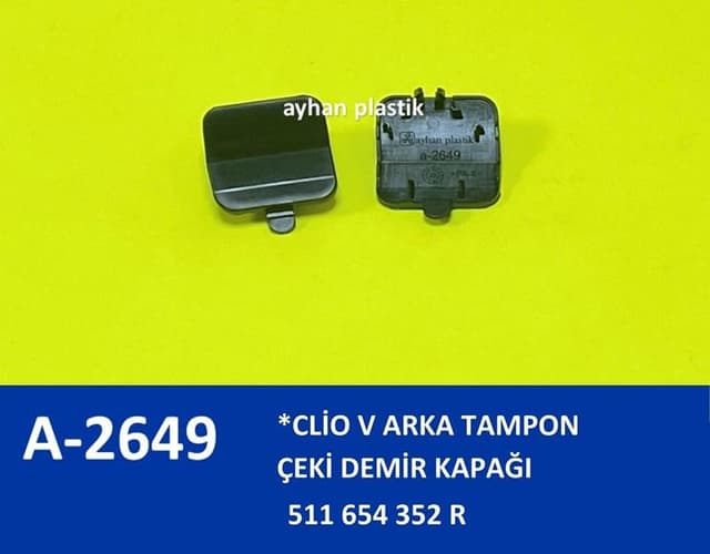 AYHAN ARKA TAMPON ÇEKİ DEMİR KAPAĞI CLİO V OEM: 511654352R - AYHAN A2649 kodlu oto yedek parça