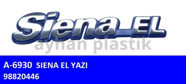 AYHAN ARKA YAZI SIENA EL OEM: 98820446 - AYHAN A6930 kodlu oto yedek parça