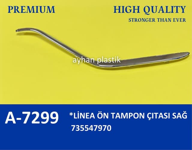 AYHAN ÖN TAMPON ÇITASI SAĞ LINEA OEM: 735547970 - AYHAN A7299 kodlu oto yedek parça