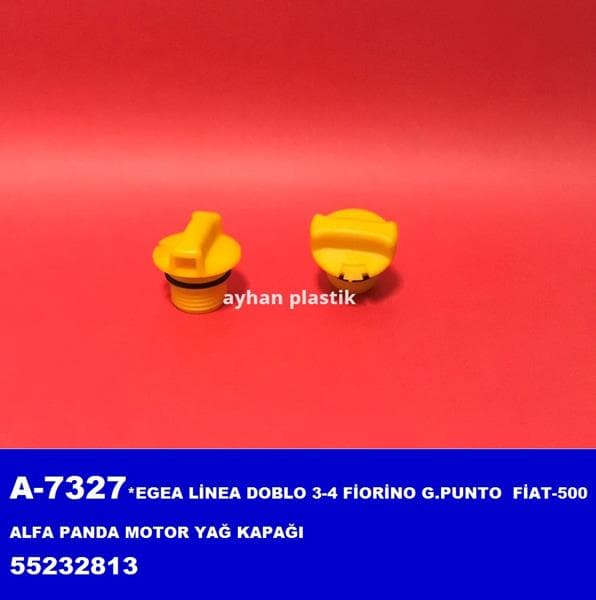 AYHAN MOTOR YAĞ KAPAĞI EGEA-LINEA-DOBLO-FIORINO-G.PUNTO-500-PANDA OEM: 55232813 - AYHAN A7327 kodlu oto yedek parça