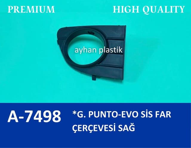 AYHAN SİS FAR ÇERÇEVESİ KAPAĞI SİSLİ SAĞ GRANDE PUNTO-PUNTO EVO 735508824 OEM: 735508824 - AYHAN A7498 kodlu oto yedek parça