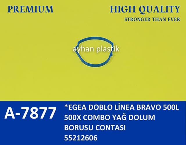 AYHAN YAĞ DOLUM BORUSU CONTASI EGEA DOBLO LİNEA BRAVO 500L 500X COMBO OEM: 55212606 - AYHAN A7877 kodlu oto yedek parça
