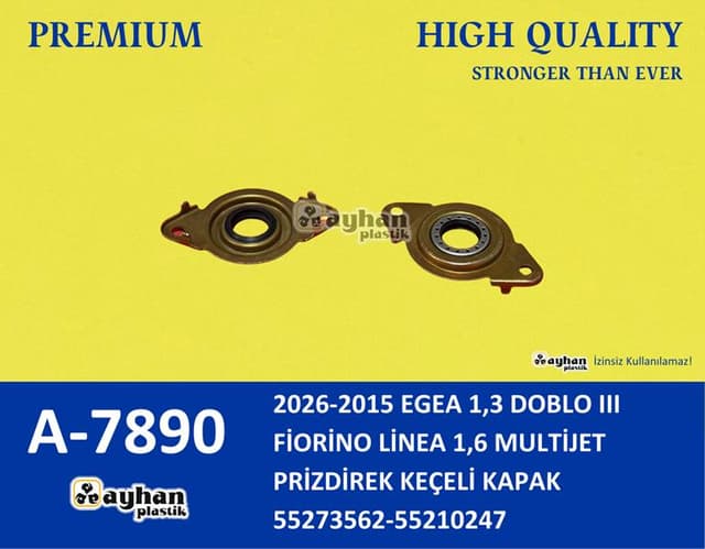 AYHAN PRİZDİREK KEÇESİ FIAT EGEA 1.3-DOBLO III-FIORINO-LINEA 1.6MULTİJET OEM: 55273562-55210247 - AYHAN A7890 kodlu oto yedek parça
