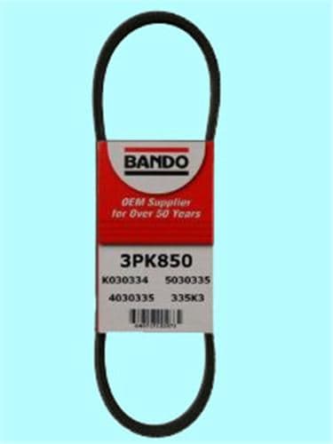 BANDO KANALLI KAYIŞ NISSAN TOYOTA YARIS 1.3 16V 99-05 38353 9091602521-1195058S01 OEM: 9091602521-1195058S01 - BANDO 3PK0850 kodlu oto yedek parça