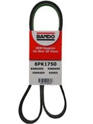 BANDO KANALLI KAYIŞ MGN 1.6-1.8-2.0 16V 00 BERLINGO 99 C5 01-04 P306 98-01 P406 96-04 OEM: 7700107175-7700101261-5750.YG - BANDO 6PK1750 kodlu oto yedek parça