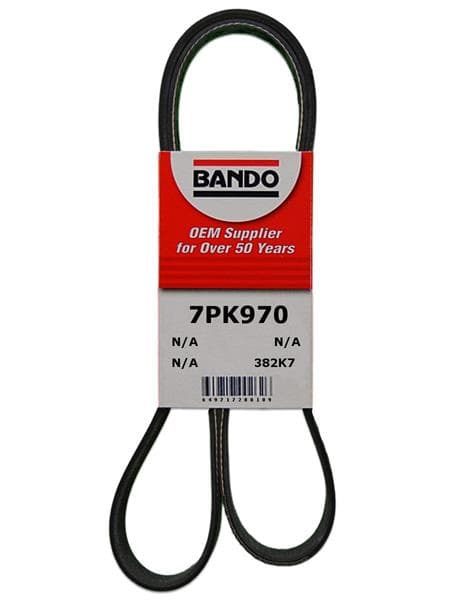 BANDO KANALLI KAYIŞ SUZUKI SWIFT V AZ 1.0 17 VITARA LY 1.0 APK 310 18 OEM: 1752152R00-1752164R00-17521M50R00 - BANDO 7PK0970 kodlu oto yedek parça