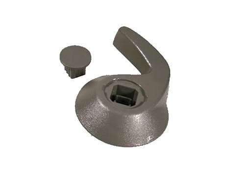 BARAN KOLTUK AYAR KALDIRMA / YATIRMA KOLU SAĞ SİYAH KNG III OEM: 7701209972 - BARAN 055 kodlu oto yedek parça