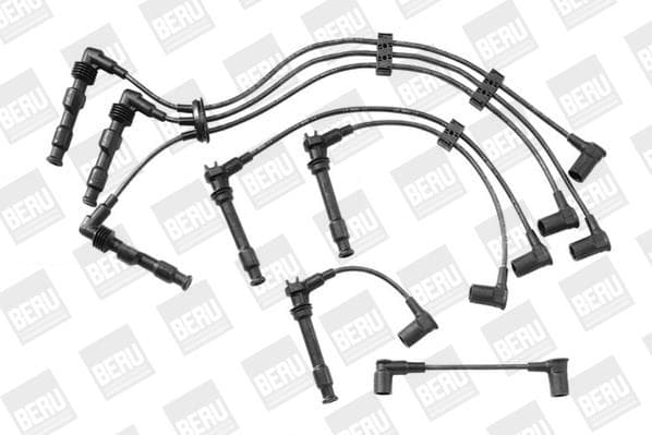 BERU ZEF601 BUJİ KABLOSU PORSCHE 911 95-97 OEM: 99360206016 - BERU ZEF601 kodlu oto yedek parça