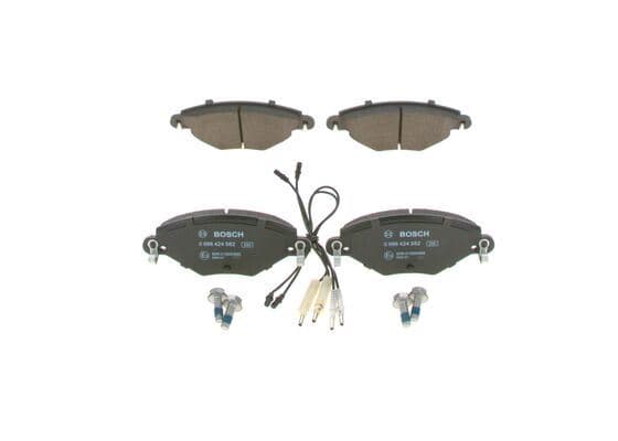 BOSCH ÖN FREN BALATASI CITROEN C5 01>08 4 FİŞLİ OEM: 4253.46-1611456480-4251.48 - BOSCH 0986424582 kodlu oto yedek parça