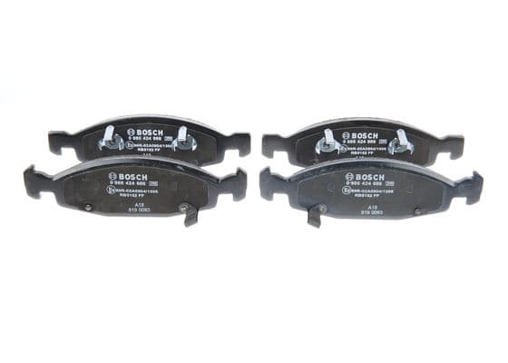 BOSCH ÖN BALATA JEEP GRAND CHEROKEE 2.5 2.5TD 3.1 91-01 2.7CRDİ 4.0 4.7 99-9.05 0986TB2801 OEM: 05011969AA-050118592AA - BOSCH 0986424666 kodlu oto yedek parça