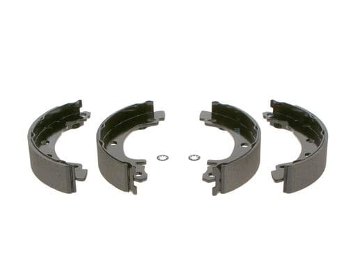 BOSCH ARKA PABUÇ BALATA RENAULT MEGANE 96 1.4-1.6 1.8 1.9D 1.9DTİ 2.0 203x39 OEM: 7701204835-7701207266-7701207268 - BOSCH 0986487550 kodlu oto yedek parça