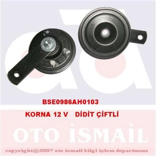 BOSCH KORNA 12 V DİDİT ÇİFTLİ  - BOSCH 0986AH0103 kodlu oto yedek parça
