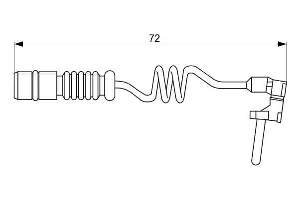BOSCH BALATA FISI MERCEDES W461 W463 W163 W163 A2025400717 OEM: A2025400717 - BOSCH 1987473057 kodlu oto yedek parça