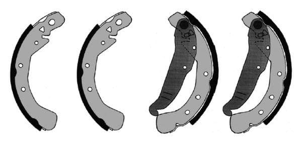 BOSCH ARKA FREN PAPUÇ BALATASI ASTRA G 98-05 ASTRA H 04 COMBO C 01 1605920-93189978-1605358-1605969 OEM: 1605920-93189978-1605358-1605969 - BOSCH F026004658 kodlu oto yedek parça