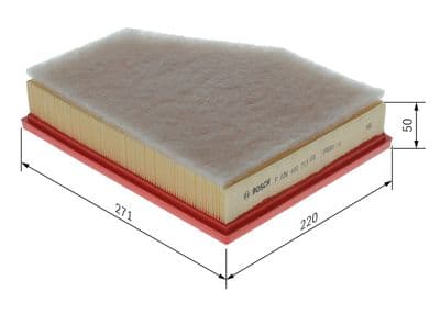 BOSCH HAVA FILTRESI BMW B47 B48 G30 G32 G11 G12 G01 G02 G05 G06 G08 OEM: 13718577171 - BOSCH F026400713 kodlu oto yedek parça