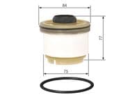 BOSCH YAKIT FİLTRESİ TOYOTA HILUX D/CAB COMFORT 08 233900L010 OEM: 233900L010 - BOSCH F026402115 kodlu oto yedek parça