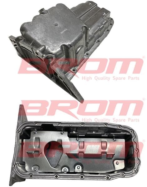 BROM YAĞ KARTERİ ALÜMİNYUM OPEL ASTRA F 1.4İ 16V / ASTRA G 1.6 16V / ZAFIRA A 1.6 16V X14XE-X16XEL OEM: 652133-90412847 - BROM OP3301 kodlu oto yedek parça