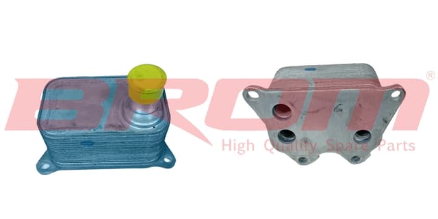 BROM YAĞ SOĞUTUCUSU AMAROK-BEETLE-CC-JETTA-PASSAT-SCIROCCO-SHARAN-A4-Q3-OCTAVIA-SUPERB-YETI 1.8/2.0TF OEM: 06J117021D-06J117021J-06J117021P - BROM VW5017 kodlu oto yedek parça