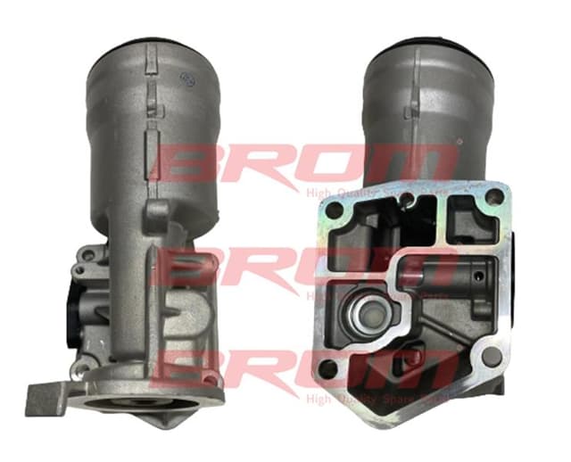 BROM YAĞ SOĞUTUCU KOMPLE KAPAK UZERINDE TRANSPORTER T5 1.9TDI AXB AXC CADDY 1.9TDI BJB 045115389K OEM: 045115389K - BROM VW5037 kodlu oto yedek parça