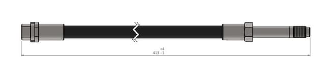CAVO FREN HORTUMU ON MERCEDES B905 B667 B668 B670 A9054280035 OEM: A9054280035 - CAVO C900691A kodlu oto yedek parça