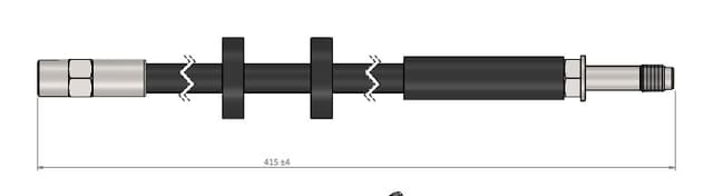 CAVO ON FREN HORTUMU VOLVO XC90 I 02 14 8683748-30714992-30792532-31257707 OEM: 8683748-30714992-30792532-31257707 - CAVO C901058A kodlu oto yedek parça