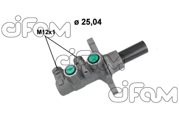 CIFAM FREN ANA MERKEZİ VIVARO C-ZAFIRA LIFE 19> EXPERT-TRAVELLER-JUMPY III-SPACETOURER 19> OEM: 1613263780 - CIFAM 2021272 kodlu oto yedek parça