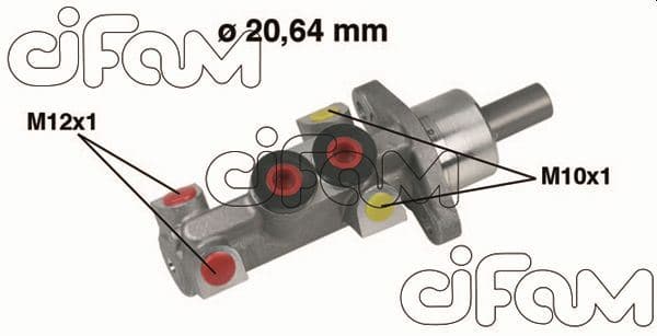CIFAM ANA MERKEZ CLIO II 1.4-1.9 D 98-05 20.64mm 7701205815 OEM: 7701205815 - CIFAM 202388 kodlu oto yedek parça
