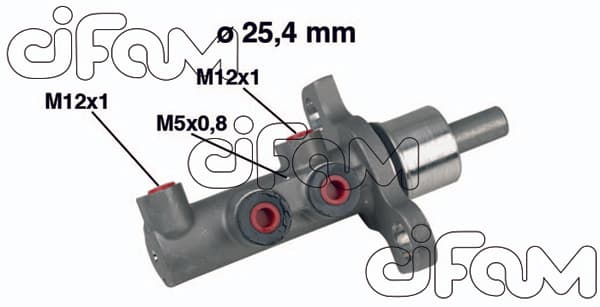 CIFAM FREN ANA MERKEZİ OPEL VECTRA C 02 25.40 mm ESP Lİ OEM: 93172089-558093-77363619 - CIFAM 202439 kodlu oto yedek parça