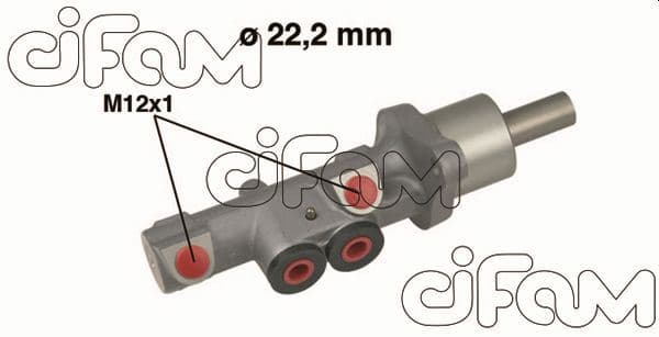 CIFAM ANA MERKEZİ A3 1.4TFSI-1.6-1.9-2.0TDI 04-12 LEON 1.6-1.8-2.0FSI-1.6TDI 05 22mm SENSÖR DELİKSİZ OEM: 1K1614019-1K1614019D-1K1614019K - CIFAM 202534 kodlu oto yedek parça