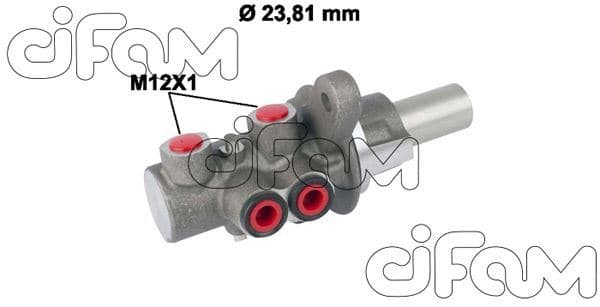 CIFAM FREN ANA MERKEZİ OPEL COMBO D 10 DOBLO 10 23.81mm ABS Lİ OEM: 95512231-95527699-77368348-558223 - CIFAM 202779 kodlu oto yedek parça