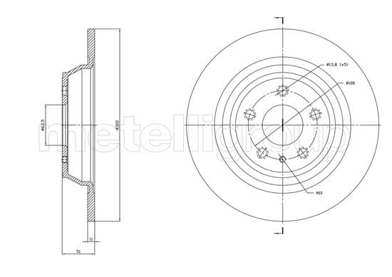 CIFAM ARKA DISK AYNA YENI KASA MONDEO V 14 DG9C2A315BC-5202204 OEM: DG9C2A315BC-5202204 - CIFAM 8001786C kodlu oto yedek parça