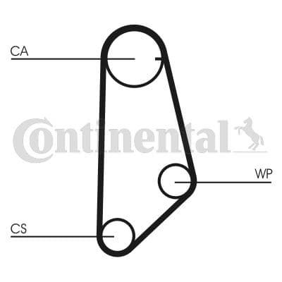CONTITECH TRİGER KAYIŞI 113x190 VW SANTANA-PASSAT 1.9 10V 81-83 -2.0 10V 83-88 -AUDI-LANCIA CT635 OEM: 35109119 - CONTI CT635 kodlu oto yedek parça