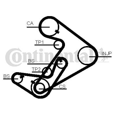 CONTITECH TRİGER KAYIŞI 099x190 HYUNDAI H100 H200 STAREX 2.5D8V MITSUBISHI L200 L300 L400 2.5D 8V KIA 2333642500-MD300473 OEM: 2333642500-MD300473 - CONTI CT938 kodlu oto yedek parça