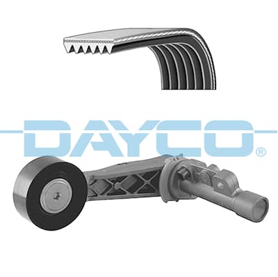 DAYCO ALTERNATÖR GERGİ KİTİ P207-P208-P308-P508-RZC-P2008-P3008-P5008-PARTNER-BERLINGO-C3-C4- C5-DS3-DS4-DS5 1.4-1.6 VTI-THP EP3-EP6 OEM: 1611279180 - DAYCO KPV222 kodlu oto yedek parça