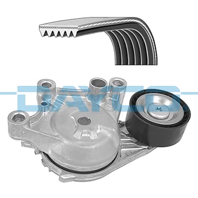 DAYCO ALTERNATÖR GERGİ KİTİ 6PK962 COMBO E-CROSSLAND-GRANDLAND-PARTNER-BERLINGO-RIFTER-P208-P308-P508- P2008-P3008-P5008-C3-C4-C5-DS3-DS4-DS5 DV6 1.6 BlueHDI START STOPLU OEM: 1611503880-1611503780-9803580580 - DAYCO KPV336 kodlu oto yedek parça
