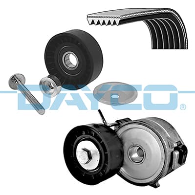 DAYCO ALTERNATÖR GERGİ RULMANI VOLVO S80 2.0TDİ 08>V70 2.0D C5 2.2 MONDEO IV 2.0TDCİ 07>S-MAX 07>14 V KAYISI DAHIL 6PK1845 OEM: 7G9Q6A228AB-31216514 - DAYCO KPV397 kodlu oto yedek parça