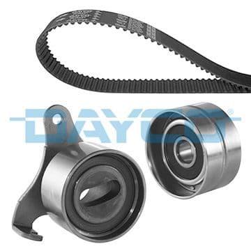DAYCO TRİGER KAYIŞ SETİ EKSANTRİK SETİ TOYOTA COROLLA 1.3L 2E karbüratörlü EE90. EE100 88-98 1 KAYIŞ 2 RULMAN 123x240 OEM: 1356819025-1350310021-1350511021 - DAYCO KTB124 kodlu oto yedek parça
