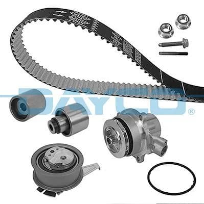 DAYCO DEVİRDAİMLİ TRİGER SETİ SOKETLİ GOLF7-A3-LEON-PASSAT-TİGUAN 1.6-2.0TDİ13 CLHA/B-DCXA-CRLB CUVC-CRKA-CRKB OEM: 04L198119B-04L198119A-04L121011E - DAYCO KTBWP11921 kodlu oto yedek parça