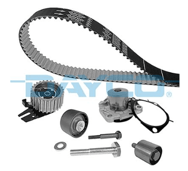 DAYCO DEVİRDAİMLİ EKSANTRİK GERGİ KİTİ 188 DİŞ 24 MM FIAT EGEA 21> ALFA ROMEO TONALE 21> JEEP RENEGADE 2 1> 1.6D MTJ EURO 6 OEM: 6000631712 - DAYCO KTBWP12370 kodlu oto yedek parça