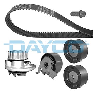 DAYCO DEVİRDAİMLİ EKSANTRİK GERGİ KİTİ 169x240 VECTRA B 96-02 -OMEGA B 94-99 ASTRA F-VECTRA A 94 96 CALIBRA 97 1.8İ-2.0İ 16V X20XEV-X18XE CHEVROLET LACETTI-EPICA-EVENDA 2.0 16V LDA-L88 OEM: 95516738-1606192-93174261-92063917 - DAYCO KTBWP2570 kodlu oto yedek parça