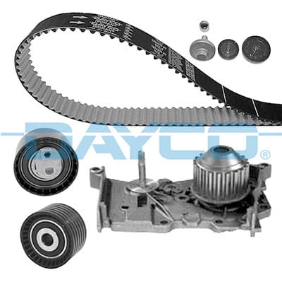 DAYCO EKSANTRİK GERGİ KİTİ DEVİRDAİMLİ MGN II-III-CLIO III-LGN II-III-SCENIC-FLUENCE-MODUS 1.6 16V K4M FEBI 36444 OEM: 119A04687R-130C13191R-7701477023-16 - DAYCO KTBWP5171 kodlu oto yedek parça
