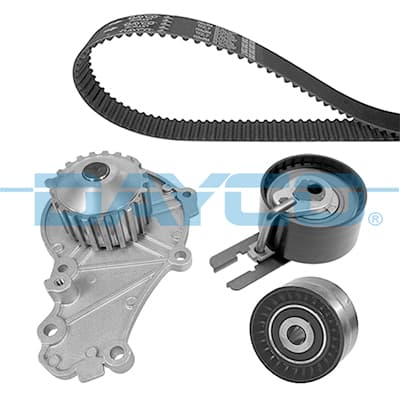 DAYCO TRİGER SETİ DEVİRDAİMLİ FIESTA FUSION 02 08 1.4 TDCI C2-C3-NEMO-BIPPER-206- 307 1.4 HDİ EURO 4 02 144 DİŞ 2S6Q8A615AB-2S6Q8591BA OEM: 2S6Q8B596AB-1609524980-0831.T3 - DAYCO KTBWP8750 kodlu oto yedek parça