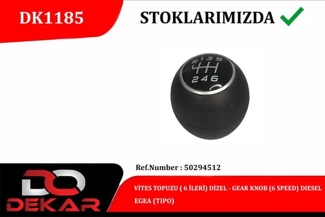 DEKAR VİTES TOPUZU 6 İLERİ DİZEL EGEA OEM: 50294512 - DEKAR DK1185 kodlu oto yedek parça